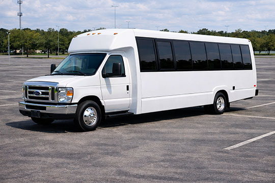 25-passenger minibus available for charter in Norman, OK
